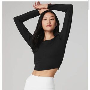 Alosoft Crop Finesse Long Sleeve